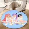 1pc KPop Demon Hunters11 Design Printed Area Round Carpet for Bedroom Living Room Home Decor Rugs Mat Non Slip Mat Rug for Bedside