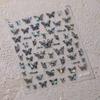 Dream  Ambilight Black Butterfly Nail Art Sticker 3D High Quality Adhesive Nail Decoration Nail Art Sticker
