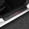 LEXLEY For MAZDA 2013-2025 CX-5 Carbon Fiber Style Leather Door Sill Protector Anti-Dirty Scuff Plate Cover Guard Sills Protector Trim,Welcome Pedal