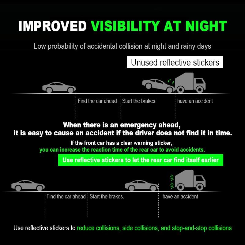 4 шт. Предупреждающая светоотражающая наклейка безопасности на дверь автомобиля 3D наклейка Стайлинг автомобиля Для Kia Ceed Sorento Sportage Niro Optima Picanto Rio Morning Forte K8