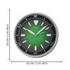 Seiko 12-дюймовые настенные часы Heritage Design с циферблатом зеленого цвета
