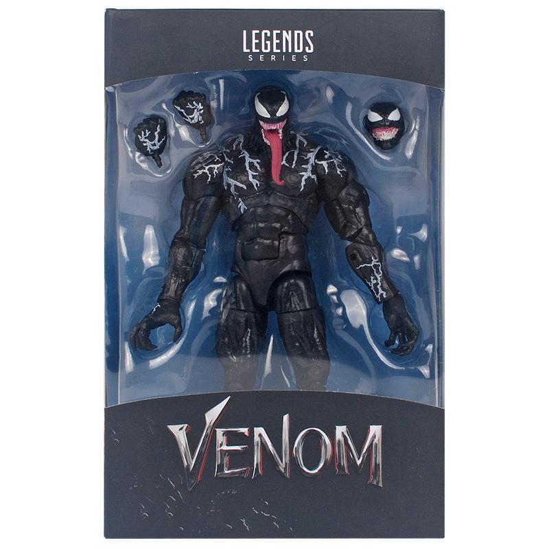 20CM Venom 2 legends Action Figure Joint Movable Toys Change Face Statue Model Doll Collectible kids ToyS Gift
