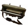 Real Brown Vintage Leather Briefcase Messenger Laptop Bag Women's  Satchel