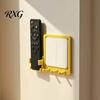 Elegant Wall Mounts Switch Decor Hook, Mounted Space Saving Design, Remote Control Decorative Entryway Hooks Storage Box, Key Holder for Living