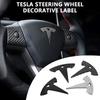 Наклейка-значок на центр руля автомобиля для Model 3 Model S X Y Roadster Invader Coil Mod WYE K80 SpaceX