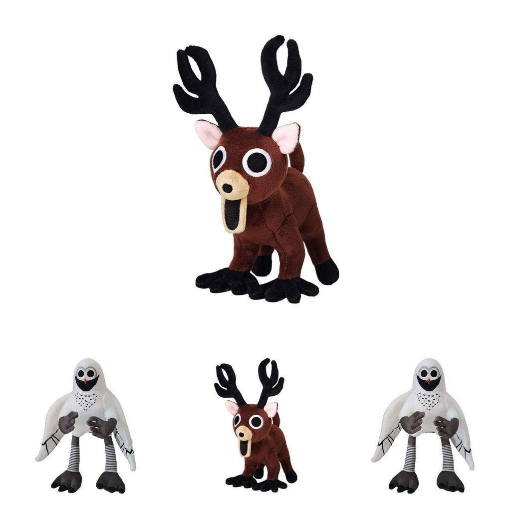 Плюшевая кукла Elk Owl 99nights Terror Game для коллекционеров, подарок и декор в стиле хоррор