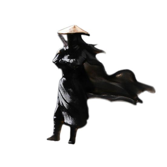 Статуэтка Странствующего Рыцаря, винтажная статуя в китайском стиле Youxia, скульптура рейнджера из смолы, домашний офис, настольный сад, украшение, орнамент, рождественский подарок