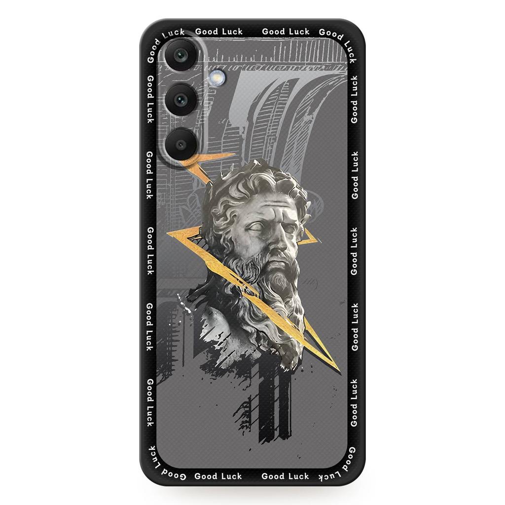 Cartoon Silicone Phone Case For Samsung Galaxy A17 Full Wrap Graffiti Anti-knock Soft Case Dirt-resistant Cute Anti-dust