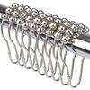 12PCS Antirust Double Glide Shower Curtain Hooks for Bathroom Shower Rods Curtains