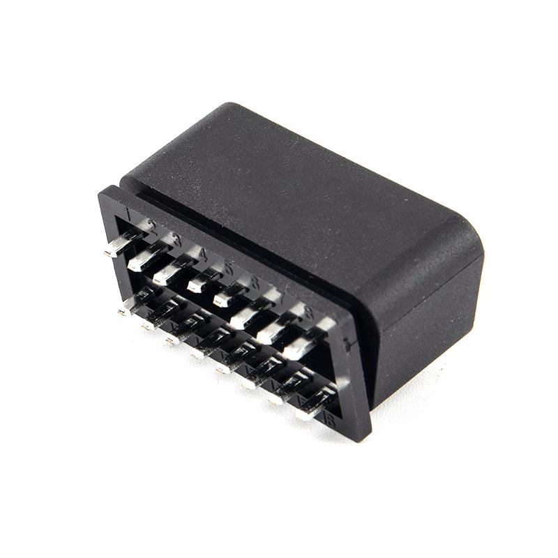 Автомобильный разъем 12 В 16-контактный разъем для диагностического инструмента, разъем для подключения разъема