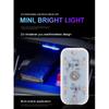 Portable Car Interior Dome Light Finger Touch Sensor Mini LED Reading Lamp Car Roof Magnets USB Charging Atmosphere Lamp