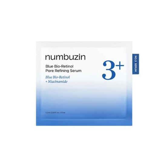 NUMBUZIN No.3 Blue Bio-Retinol Pore Refining Serum Mini 1.3ml*10EA