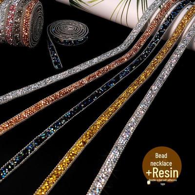 Самоклеящиеся наклейки из смолы со стразами для самостоятельного изготовления ювелирных изделий