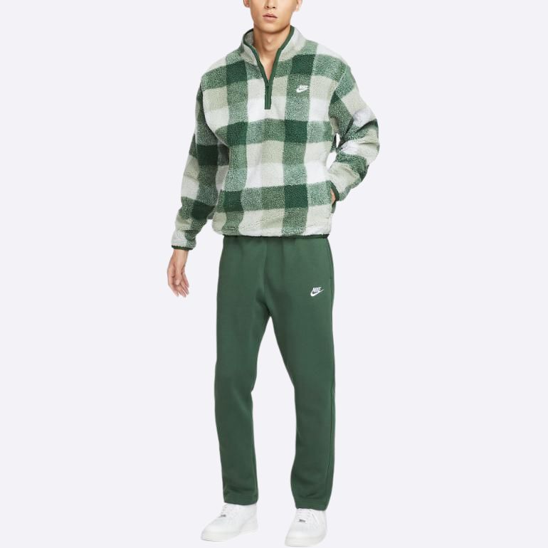 Nike Повседневная теплая удобная толстовка с воротником-стойкой и длинным рукавом для мужчин FZ0898-323