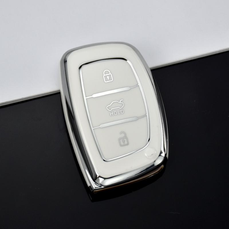 3 4 кнопки новый чехол для смарт-ключа из ТПУ для Hyundai Tucson Santa Fe Rena Sonata Elantra Creta Ix35 Ix45 I10 I30 I40 аксессуары