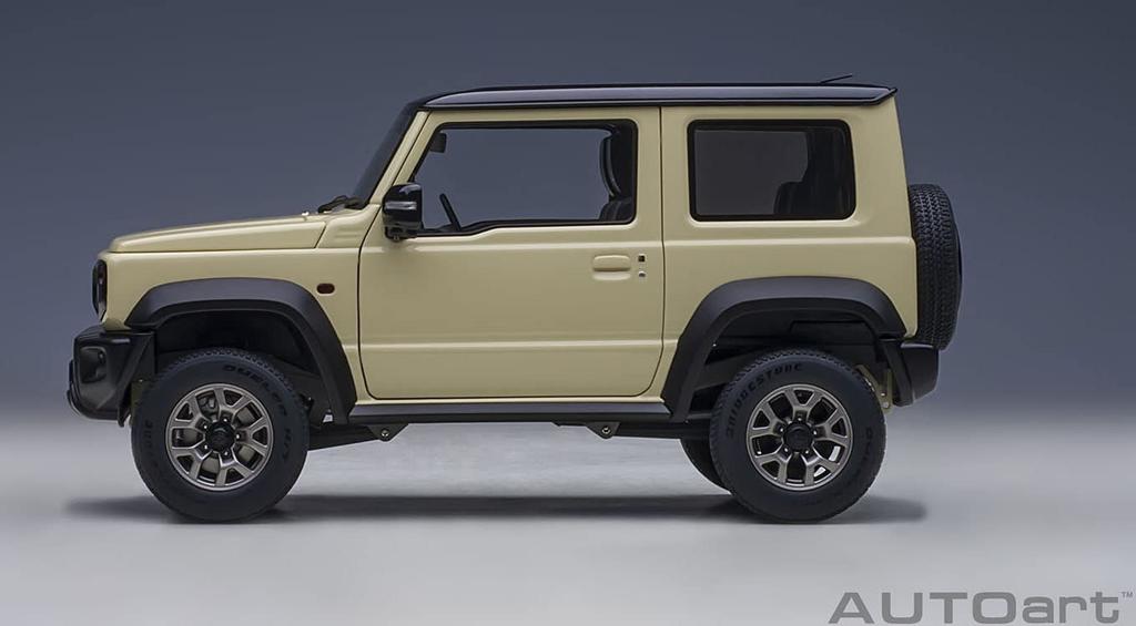 AUTOart Suzuki Jimny Sierra Ivory Roof Готовый продукт 78510 1/18 (JB74) Металлик/Черный