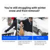 1Pcs Car Logo Snow Brush Cleaning Shovel Glass Ice Scraper Tool for Mercedes Benz AMG W212 W213 W205 W177 V177 W247 W176 GLC GLA