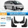 Mudguards Fenders For Lixiang Leading ideal Mega 2024 Black ABS Exterior Car Accessories Tire Protection Vehicle Decor Accessory