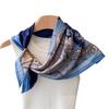 Paisley Style Printing Imitation Silk Scarf Square Scarf High-End Shawl Versatile Neck Small Square Scarf Headscarf Scarf