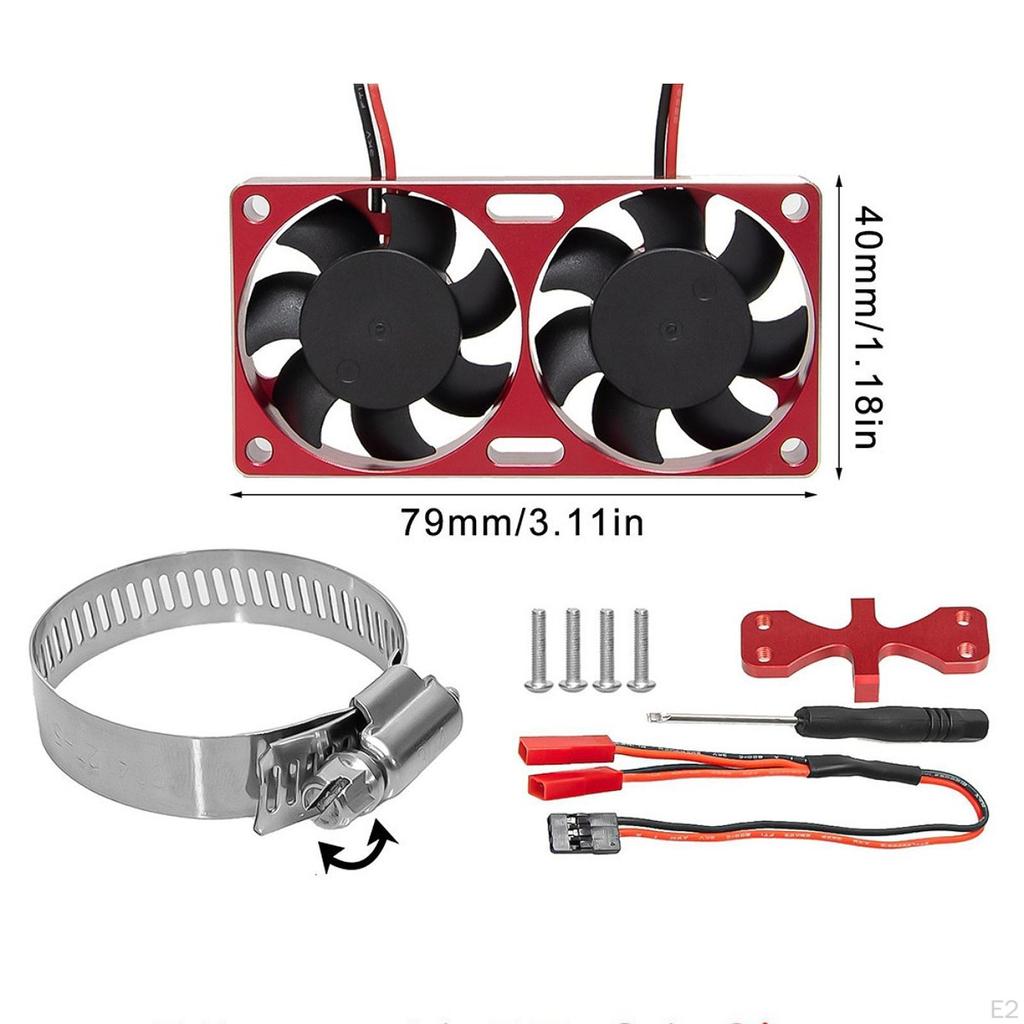 Metal RC Motor Heat Sink Kit 22000RPM for 4284 4985 Motors Accessories Adjustable Easily Install