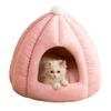 Палатка для кошек DICOCO, зимняя, милая, для домашних животных, для холодных кошек, для маленьких кошек, для спокойного сна, дом, кровать, купол, защита, дом, в помещении, для собак, теплый, будка, моющийся,