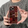 Модный Прозрачный Ударопрочный Чехол Для Телефона Для Iphone 12 16 17 Air 15 Plus 14 13 11 Pro Max 17E 16E Защитный Красный Чехол В Этническом Стиле