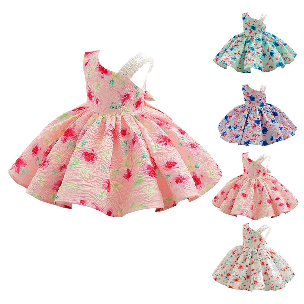 Платье для девочки-принцессы, подходящее по цвету, милое платье без рукавов высокого класса