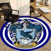 1PC Raven Crest Office Round Rug - Perfect for Office or Study Decor, Non-Slip Backing, Decorative Floor Mat yy250916074