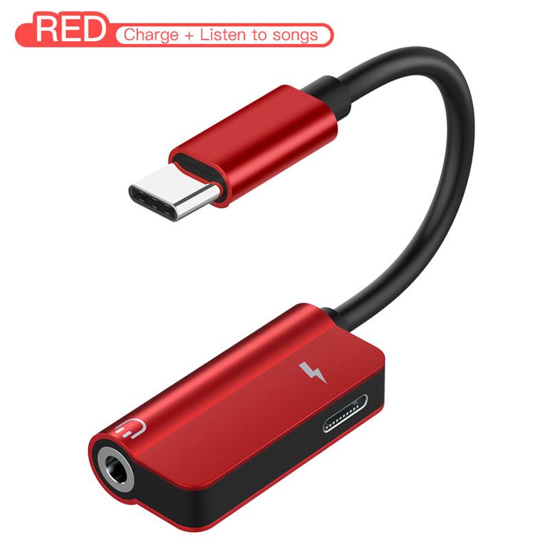 Кабель USB C 2 в 1 Type-C 3,5 мм разъем аудио конвертер наушники адаптер кабель для Huawei Mate 10 P20