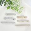 Золотой серебряный заколка для волос с кубическим цирконием автоматическая заколка