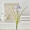 26" Artificial Iris Flower Flower Bouquet with Real Touch Fake Long Stem