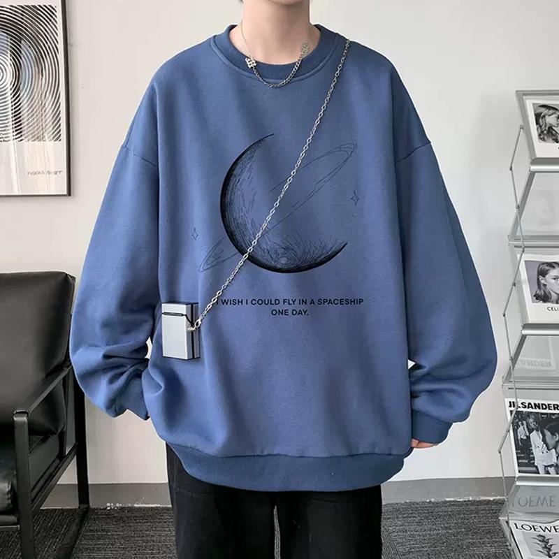 Men's 2023 Trendy Long-Sleeve Thin Sweatshirt: Spring & Autumn Inner Wear