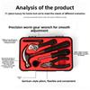 Multifunctional 17-Piece Carbon Steel Household Hardware Toolbox Tool Set Hand Tool Repair Kit Real Estate Gift