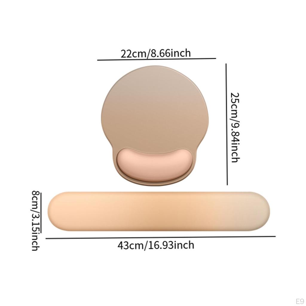 Коврик для мыши с поддержкой запястья, игровая подушка, эргономичная подставка для клавиатуры, коврик для офиса, дома