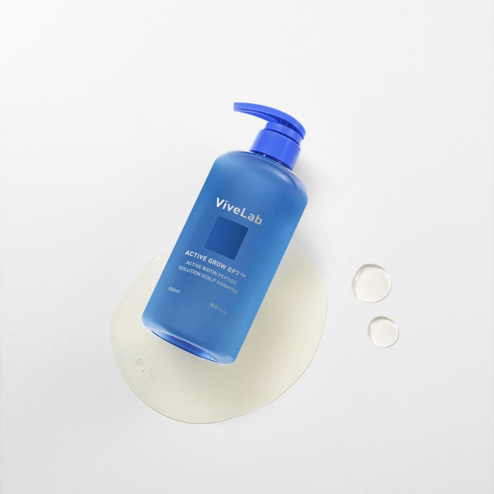 Vibe Lab Active Biotin Peptide Solution Шампунь для кожи головы с биотиновым пептидом, 2 шт., 550 мл