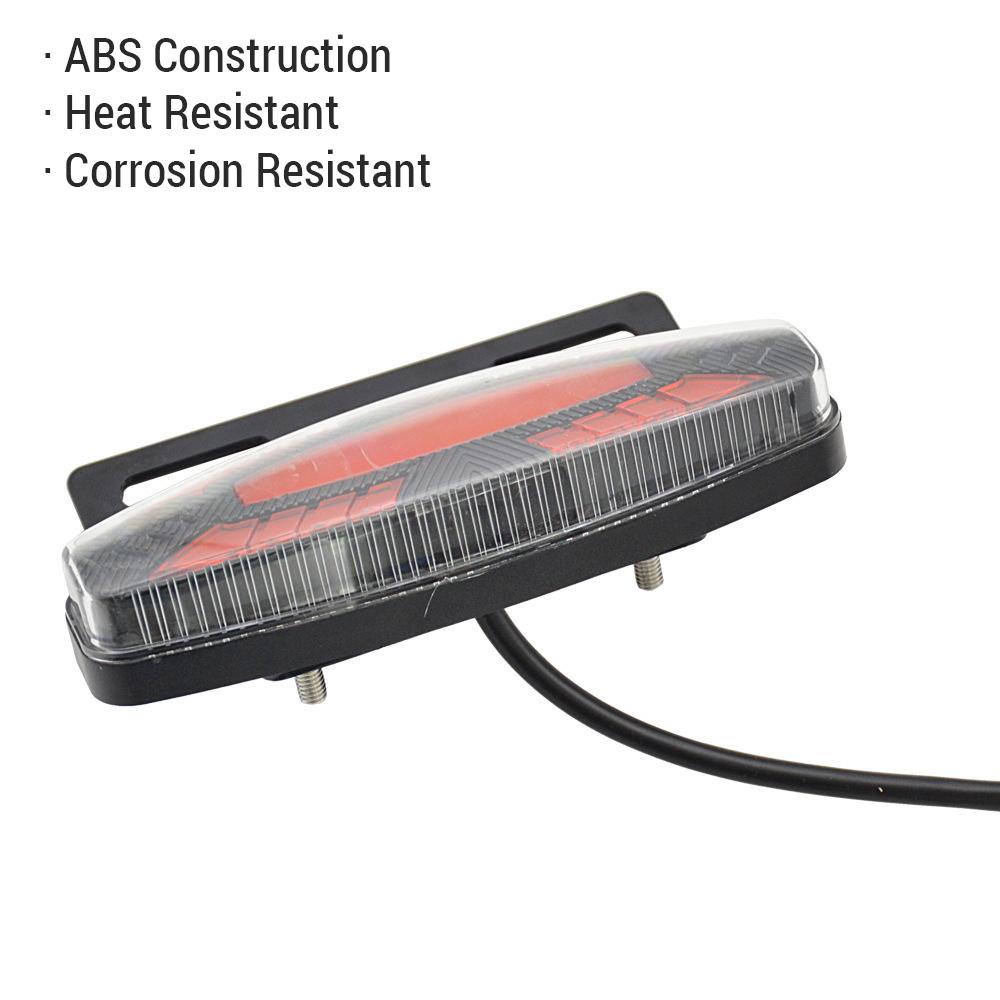 Bicycle Headlight and Taillight Set Ebike Turn Signals Front and Back Light Electric Bike Light Horn Kits with Switch