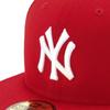 New Era Кепка New Era MLB New York Yankees NY Scarlet 7 5950 NEYYAN SCR SWHI 25J 3/4