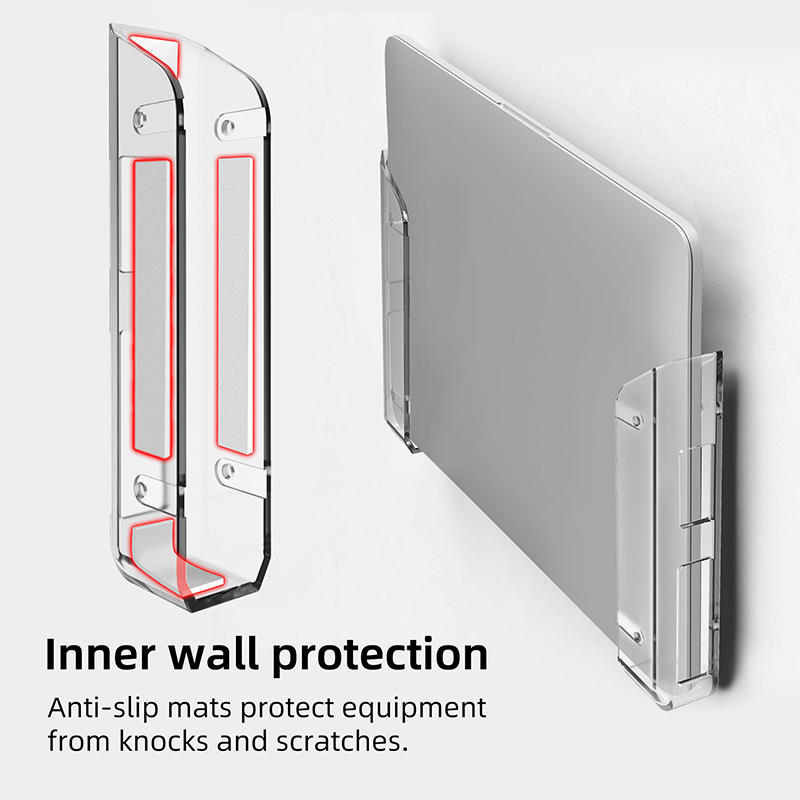 Under/wall-mounted Table Laptop Storage Stand Laptop Rack Charging Stand Tray Organizer Bracket Desktop For Ipad Tablet Stand