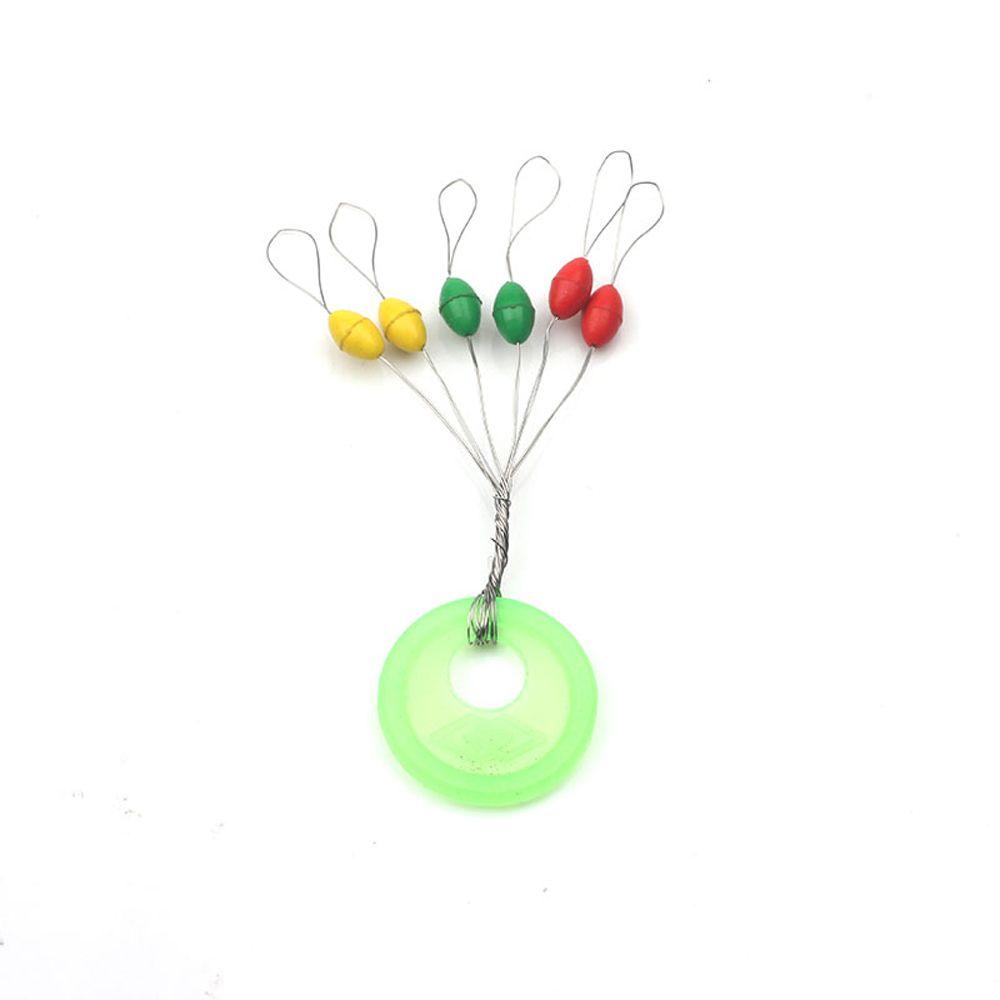 Tool Colorful Rubber Float Rubber Space Beans Fishing Float Fishing Bobber Oval Floating Stopper