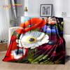 HD Daisy Rose Chrysanthemum Pretty Flower Blanket,Soft Throw Blanket for Home Bedroom Bed Sofa Picnic Travel Cover Blanket Kids