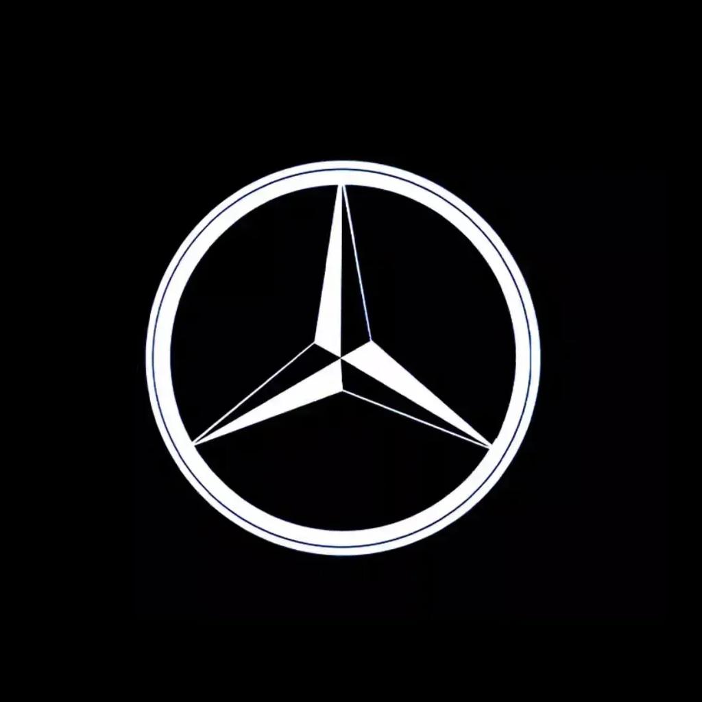 For Mercedes Benz HD Car Door Welcome Light Led Projector Lamp For Mercedes Benz A/B/C/E/S Class GLE GLC W253 GLS W166 W212 W213