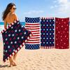 Holiday Themed Bath Towel Microfiber Fabric Portable Towel For Beach Travel And Bath Use