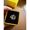 Used ALBA ROSA Hibiscus Sterling Silver 925 Ring