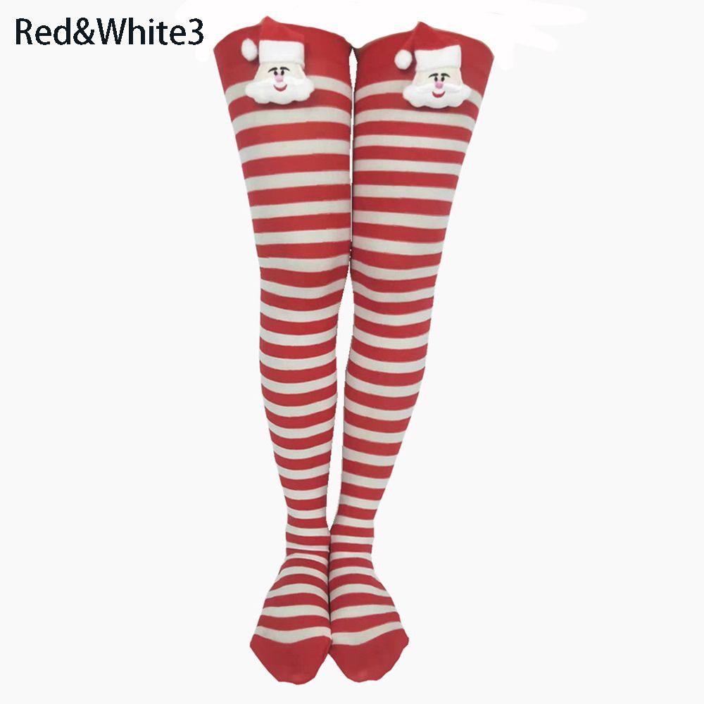 Bow Party Accessories Long tube Stockings Knee socks Christmas