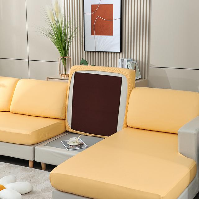 Pu Waterproof Sofa Cushion Covers Couch Cover High Stretch Sofa Seat Slipcover Furniture Protector Cover For Living Room Cover