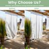 4Pcs Heavy Duty Outdoor Curtain Anchors Stainless Steel Tablecloth Weights  Camping
