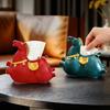 Figure Model Horse Tissue Storage Box Chinese Style Zodiac Horse Model Toy  New Year Gift