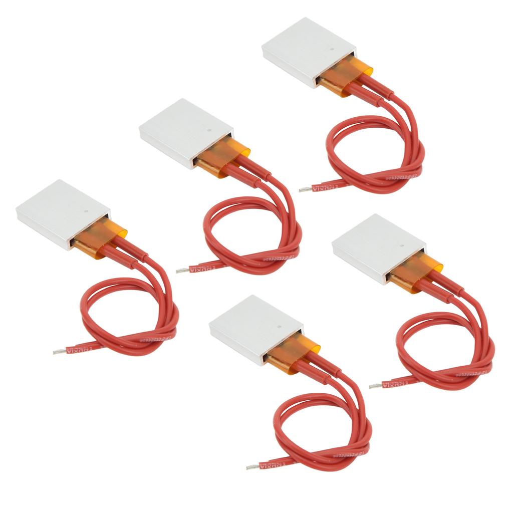 5PCS 220V PTC Heating Element Plate 270 Celsius  Aluminum Alloy Housing Thermostatic Heater for Air Curtains Humidifiers
