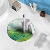 Подставки под стаканы Van Gogh Diatomite, впитывающие коврики для раковины, обеденный стол, теплоизоляция, противоскользящий коврик, креативная круглая подставка под стакан
