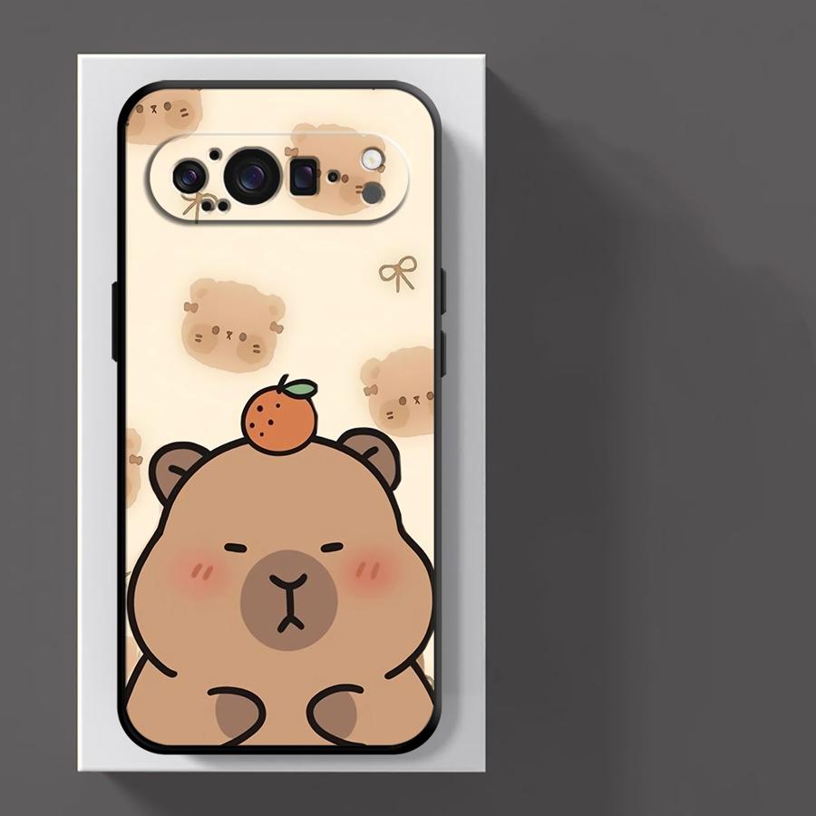 Чехол для телефона Funda для Google Pixel 10A 6a 9a 7a 8a 6 7 8 Pro 10 9 Pro XL Милая капибара